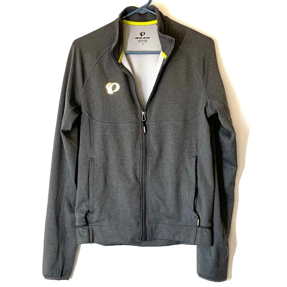 Pearl Izumi Grey Zip Front Sweatshirt Size Small